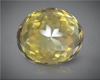 Yellow Citrine Natural Certified  9.17CTS-8396